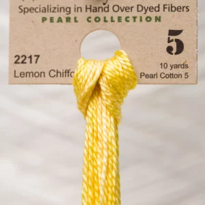 Pearl Cotton 5 - 2217 Lemon Chiffon